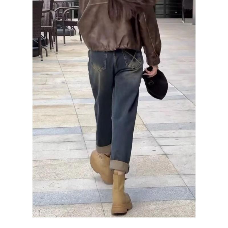 Джинсы Harlan из эластичного флиса больших размеров для женщин зимой