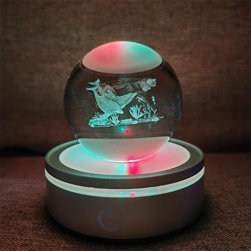 Солнечная система 3d хрустальный шар Хрустальный глобус Лазерная резка Хрустальный шар с шаровой подставкой Декоративные сферы планет Галактика Подарок на день рождения Украшения