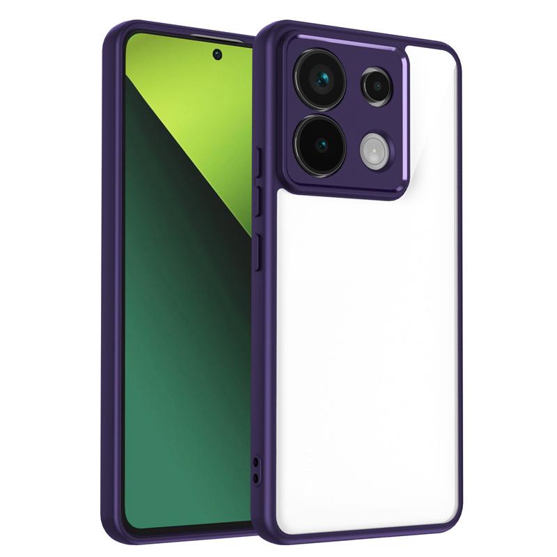 Высококачественный прозрачный акриловый чехол для задней панели Xiaomi Redmi iPhone Samsung для Xiaomi Poco X7 Pro X5 X3 M7 M6 M5 M4 F6 C75 C65 C55 чехол силиконовый TPU