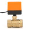 DN25 G1 Brass 3 Way Motorized Ball Electrical Valve for Air Conditioner DC24V