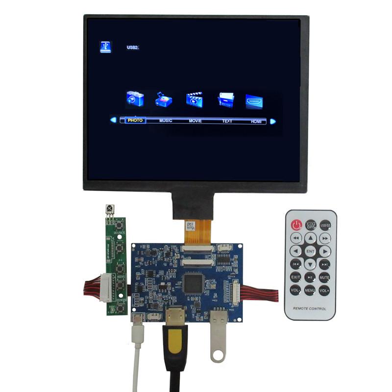 Driver control board with 8" monitor, 1024x768
