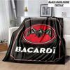 Модное Арт-Принт Покрывало с Логотипом Рома Bacardi Семейная Спальня Простыня Наружное Автомобильное Путешествие Кемпинг Пикник Плюшевое Одеяло для Сна