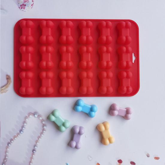 Силиконовая форма для торта, форма кошачьей лапы, кость 45217, полости, антипригарное пищевое качество, легко снимается, сделай сам, пудинг, шоколадные конфеты, желе