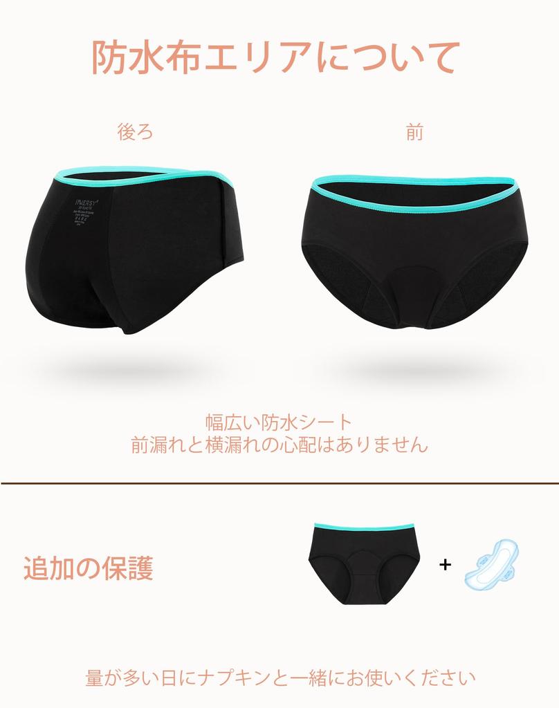 INNERSY Подростковое гигиеническое менструальное белье для обильных выделений, для дня и ночи, подходит для и старшеклассниц, набор размеров, трусики, трусики, для девочек, хлопок, размеры, использование,