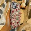 Ретро Чехол для телефона с мелкими цветами Модный для Xiaomi Redmi Note 14 4G 14 Pro Plus 5G Мягкая накладка Capa