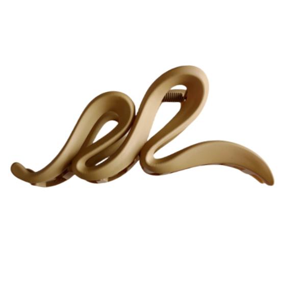 Коготь для волос в форме змеи, матовая текстура, большая заколка для волос, сильный захват, коготь для затылка, зажим для волос в форме акулы, душ, инструмент для укладки волос