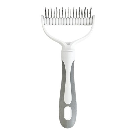 Щетка для вычесывания шерсти для собак с длинной шерстью, кошек, грабли для удаления подшерстка, для распутывания спутанной шерсти и колтунов, принадлежности для ухода за домашними животными