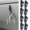 8pcs/set Car Glue Hooks Hidden Self Adhesive Durable Small Holder Hanger Bag Auto Interior Organizer Ornaments Hook Accessories