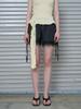 RAMEE Strap Point Satin Pants (Black Color)