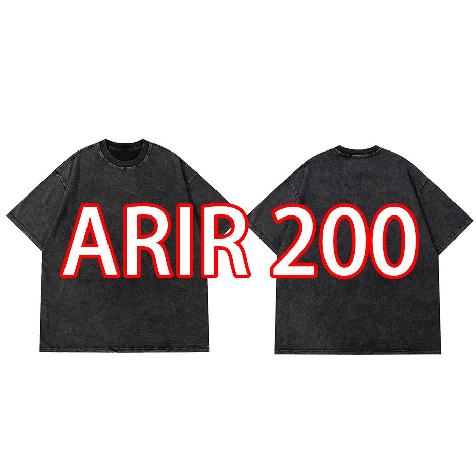 Vintage Washed Tshirts Anime T Shirt Harajuku Oversize Tee Cotton fashion Streetwear unisex top a