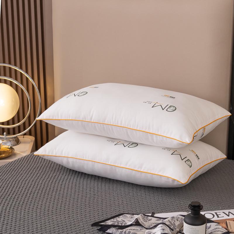 High-Elastic Hotel Pillow with Cervical Support and Down-Like Fiber Filling