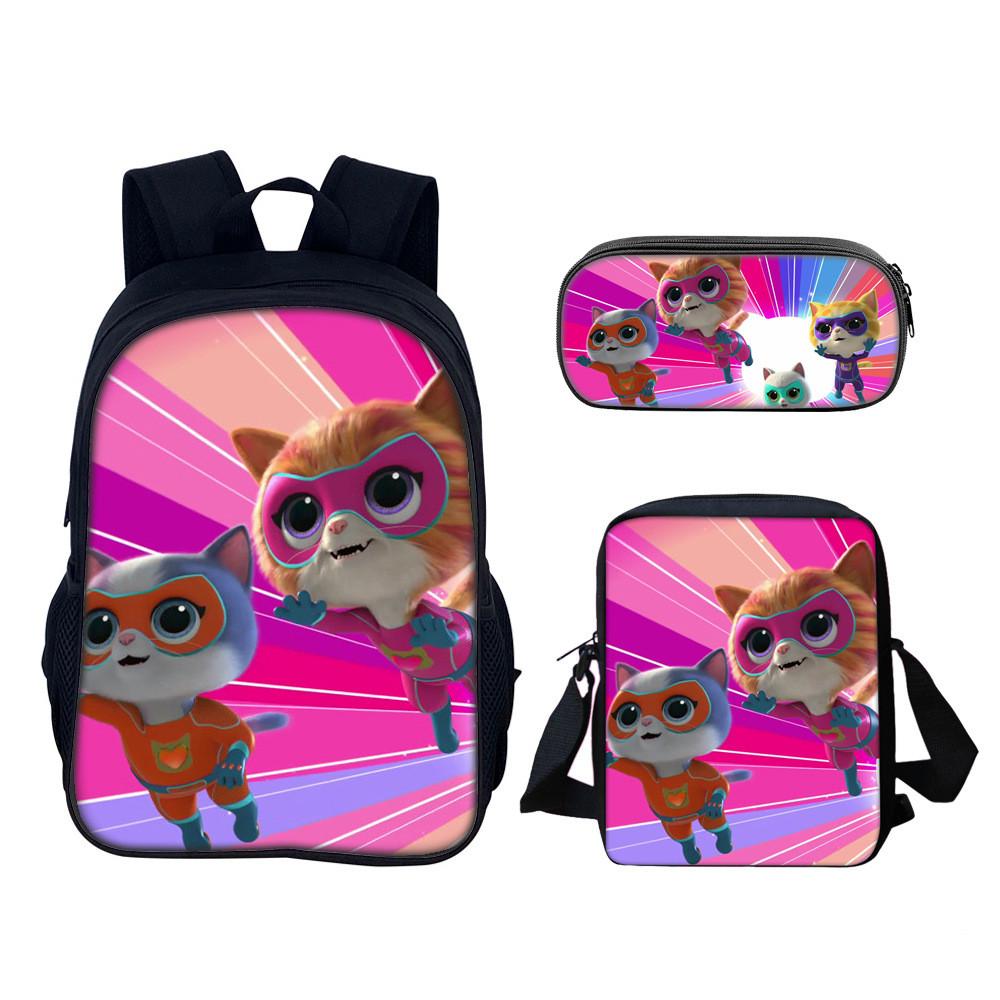 Школьный рюкзак Superkitties с набором, из нейлонового материала, для учеников начальной школы