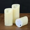 Waterproof Flameless Candles Battery Operated LED Candles with Remote Control Flickering Fake Pillar Candles for Wedding Halloween