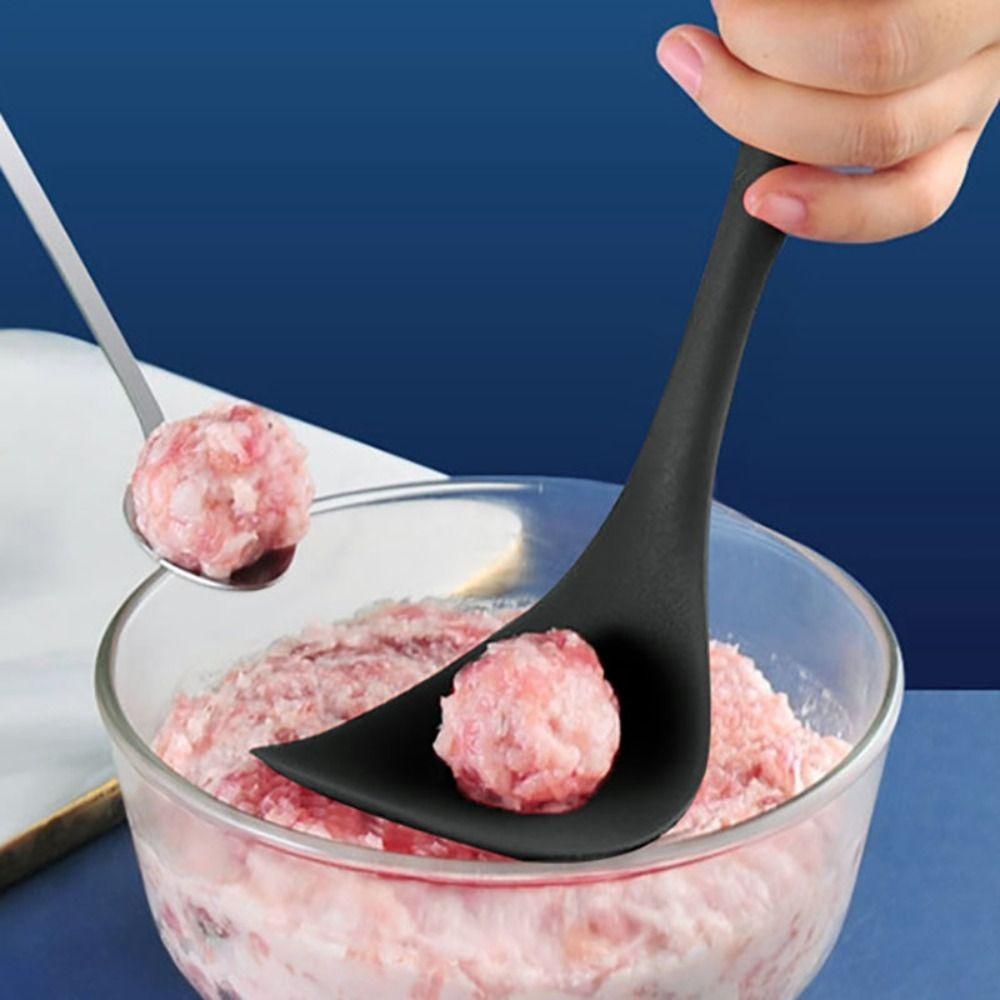 2pcs Silicone Meatball Scoop Hand Press Type Meatball Maker Meatball Press Spoon Shrimp Ball