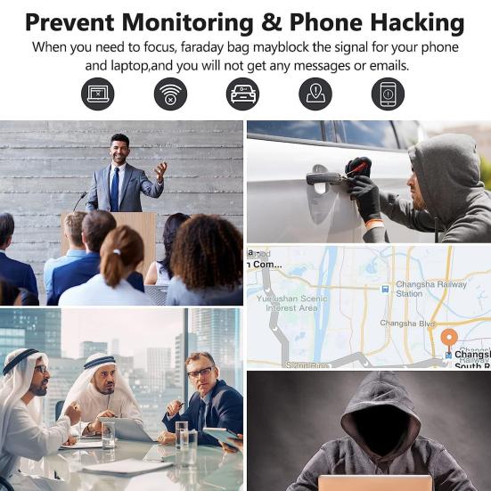 Сумка Фарадея Ноутбуки Планшеты Клетка Фарадея RFID Сигнальный Блок Сумка Огнестойкая Водонепроницаемая Фарадей