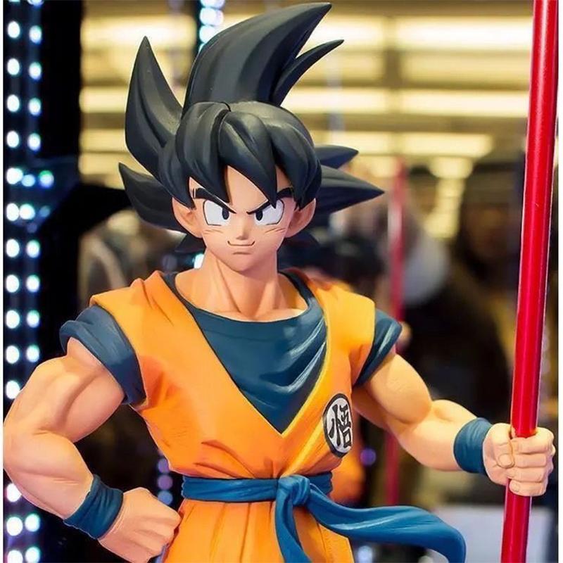 22cm Goku Action Figure Dragon Ball Son Goku Super Saiyan Anime Figure Model Gifts Collectible Figurines for Kids