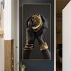 African Black and Gold Hands Holding Jewelry Posters and Paintings On African Art Canvas Printed On Art Pictures On the Wall No Frame