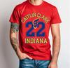 Футболка Caitlin Clark 22 Indiana Fever Футболка для фаната баскетбола Унисекс