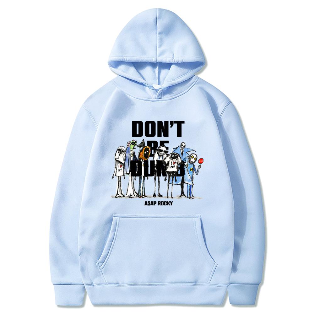 American Rapper Album Print Hoodie Album DON'T BE DUMB Sweatshirts Harajuku Aesthetic Hoody Classic Punk Hooded Pullovers