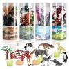 Mini Animal Bucket Toys Dinosaur World Marine Life Educational  Toys For Kids