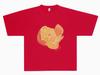 Orange Newmodel Personality Clothes Oversized Unisex Tshirt Fashion Hip Hop Street Trendy Cotton Comfortable High Quality Soft