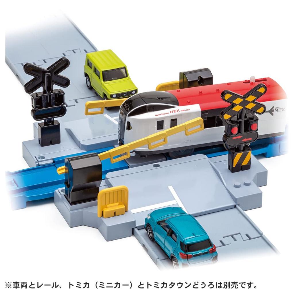 TAKARA TOMY Plarail Tomica Play Railroad Crossing Train Toy for Ages 3 and Up J-12