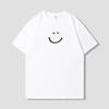 Летняя модная мужская футболка в стиле ретро с изображением улыбающегося лица из 100% хлопка с круглым вырезом и принтом, высокое качество, повседневная футболка для фитнеса и улицы