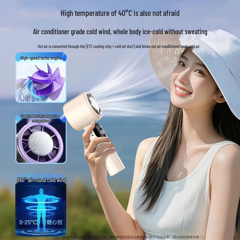 Steke Semiconductor Cooling Portable Foldable Handheld Fan