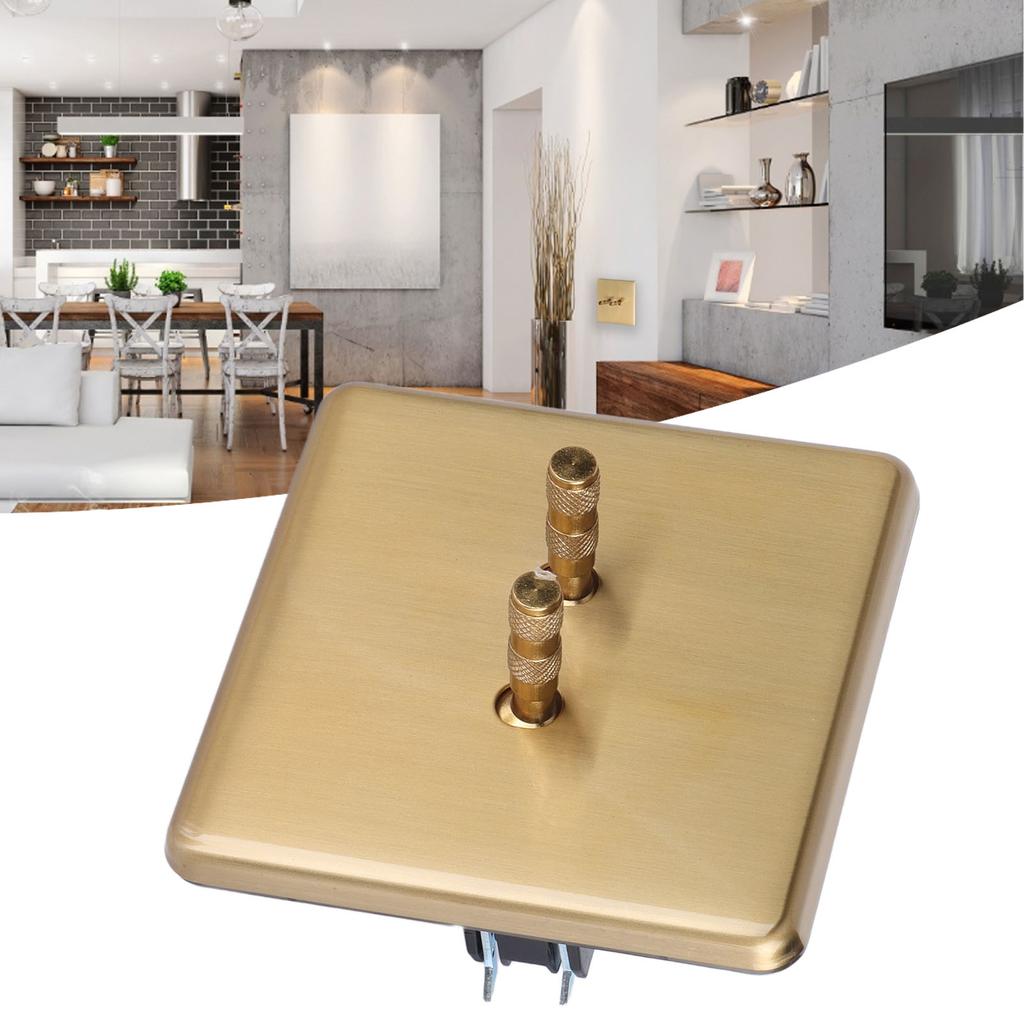 Light Toggle Switch Double Control Beautiful Fireproof and Durable Toggle Switches 250V 10A