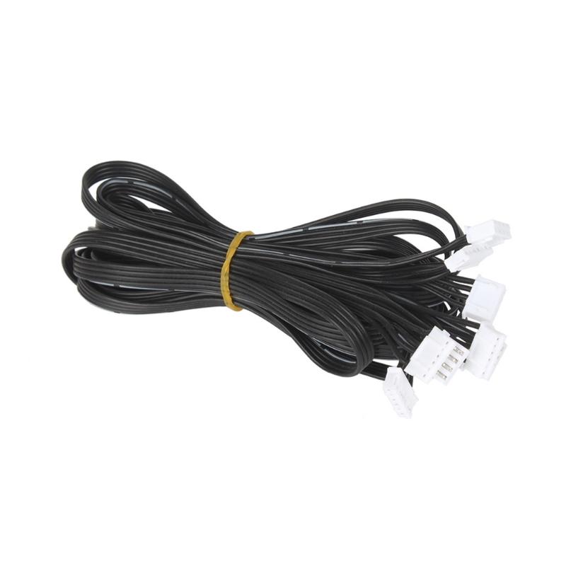 Шаговый двигатель Линия XH2.54 Клеммная линия Аксессуары для 3D-принтера Кабель шагового двигателя 4Pin к 6Pin Силиконовая проводка