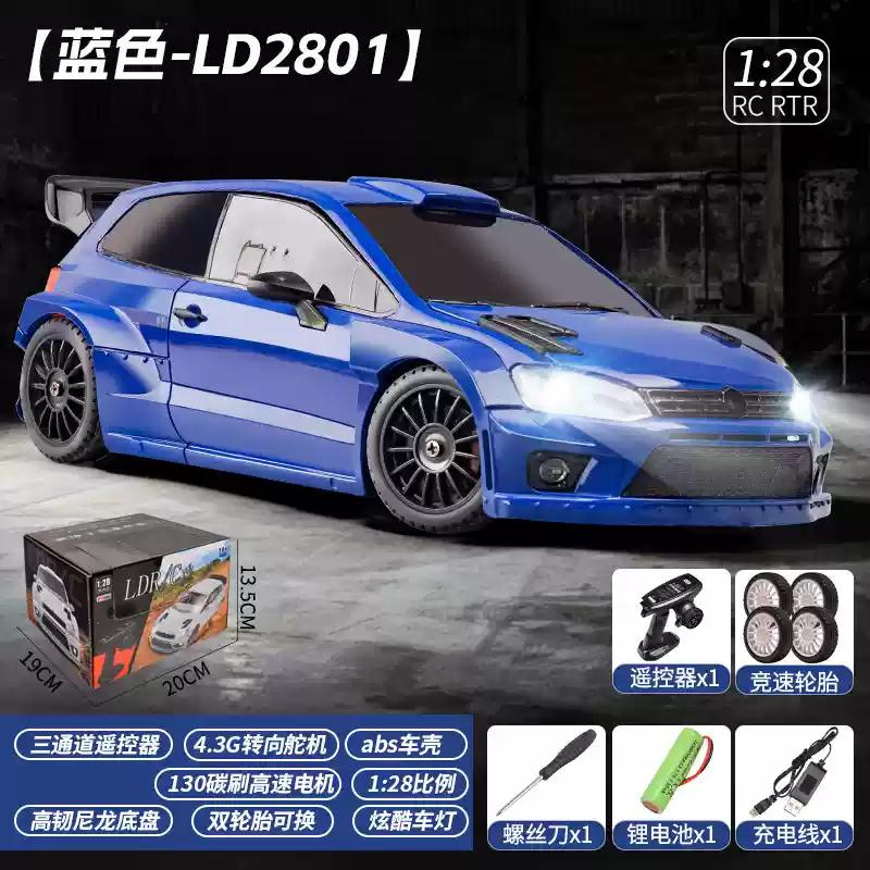 Новый Ld2802 Ld2803 Ld2804 Ld2801 1/28 4WD RC Дрифт-кар Пропорциональное управление Светодиодные фары 2.4G Игрушки для детей