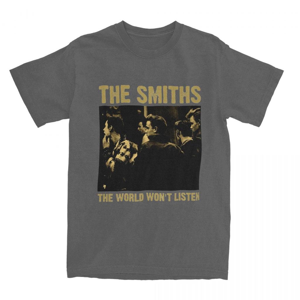 Футболка The Smiths Летняя Мода С Принтом Y2K Забавные Футболки 100% Хлопок Футболка Харадзюку Для Мужчин С Короткими Рукавами Повседневная Одежда