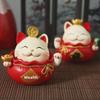 Nordic Resin Lucky Cat Ornaments for Office, Home, or Store Decor - Creative Car Console Crafts