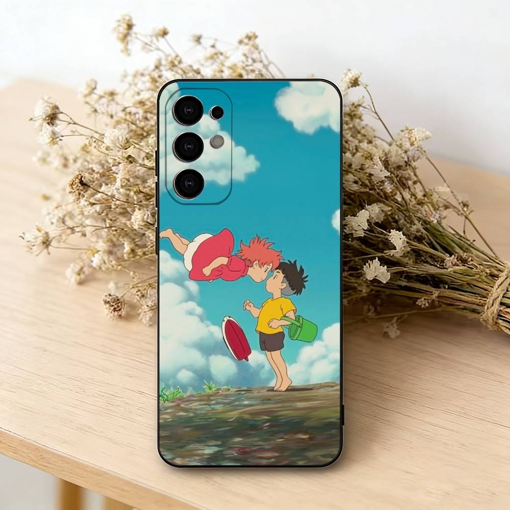 Чехол для телефона Ponyo Sosuke Ocean для Samsung S25, S24, S21, S22, S23, S30, Ultra, S20, Plus, Fe, Lite, Note, 10, Черный чехол