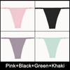 4PCS/Set  Adjustable Waist Sexy G-string Panties Cotton Women's Underwear Girl Female Pantys Bikini Lady Thongs Lingerie