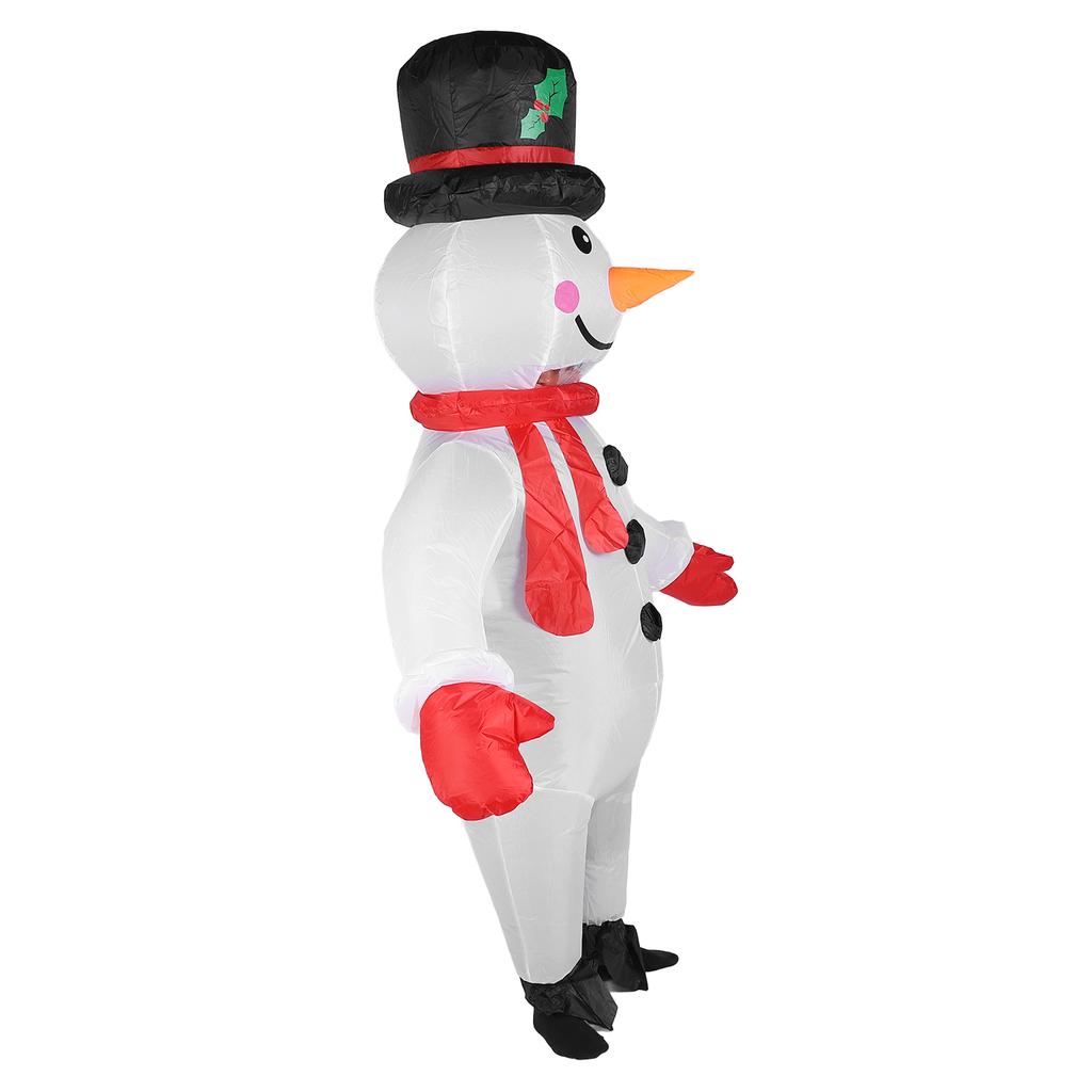 Надувной костюм снеговика 1,8 м, водостойкий, забавный костюм снеговика, надувной костюм для Хэллоуина, карнавалов, косплей-вечеринки