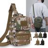 Men's Tactical Camouflage Shoulder Bag - Multi-Pocket Chest Pack Converts To Crossbody/Backpack (Durable Hiking Essential)
