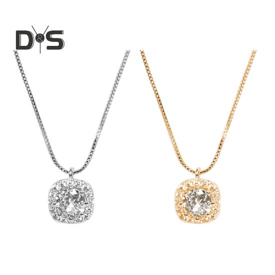 Женское квадратное ожерелье с подвеской из циркония, имитация бриллиантовой ключичной цепочки на День матери, годовщину, день рождения, ювелирный подарок