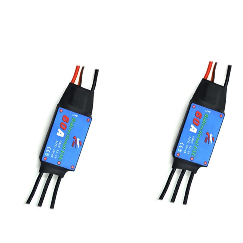 ZMR 20A 30A 40A 50A 60A 80A Двунаправленный бесколлекторный ESC с функцией торможения UBEC ДЛЯ RC Машин ЛОДОК Кораблей Подводных Движителей