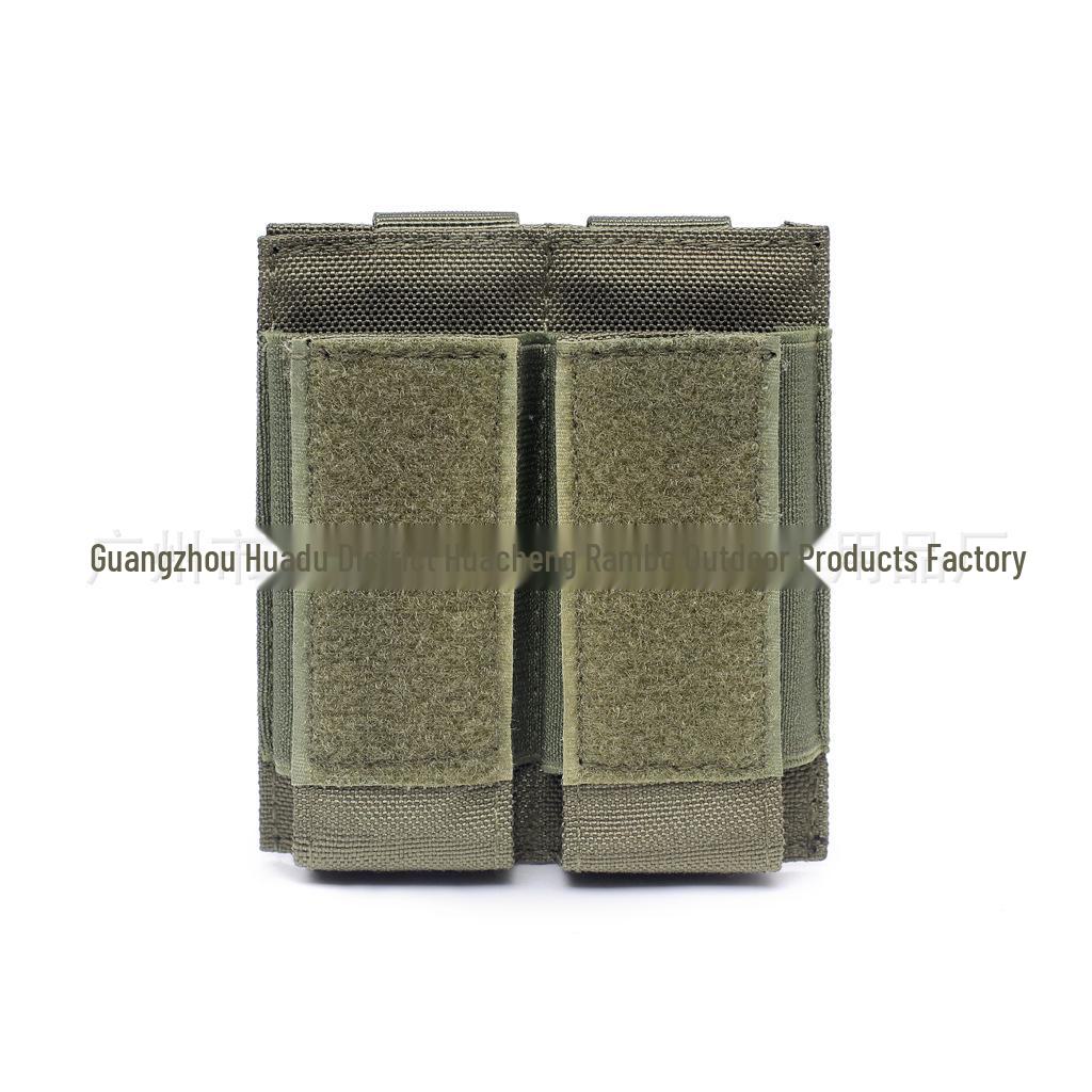 Tactical 9mm Double Magazine Bag with MOLLE System - EDC Tool Kit Accessory