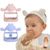 TGM Glove Type Hand-washing Prevention Teether (with Case) / Rabbit Character, Glove Teether / Blue