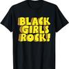 Black Girl Rock Подарок Месяц черной истории Футболка для черной девушки