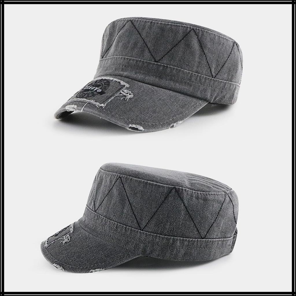 Military marine distressed CZ588 [White Fang] hat, cap, finish, stylish, airsoft, men's, women's, (beige)