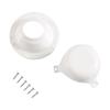 1pc White RV Roof Vent Cap RV Roof Vent Cover with Screws