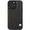 Etui do iPhone 14 Pro Max BMW Hardcase Skórzane Czarne