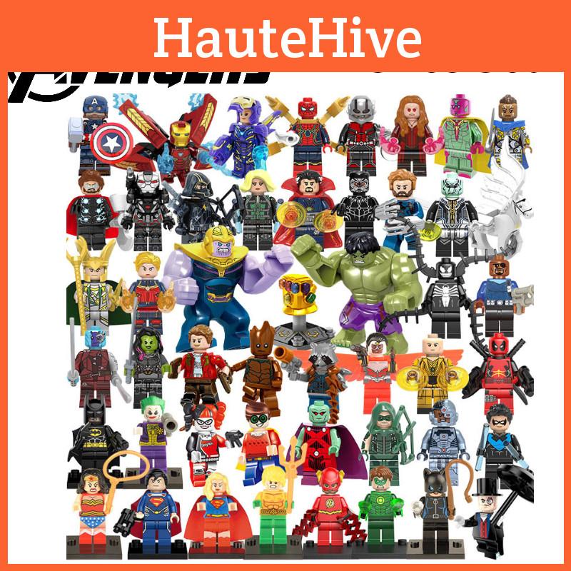 Высококачественный АБС-пластик Супергерой Мок Строительные блоки Набор игрушек Сделай сам для детей