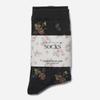 Thursday Island Flower Motif Socks_T256MSC135W