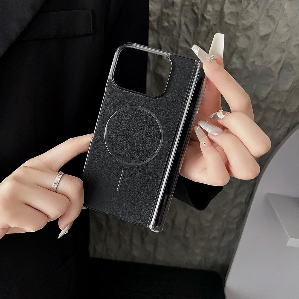 Чехол для телефона Google Pixel 10 Pro с текстурированной кожей, самовозвратной петлей и тонким магнитным кольцом, защитная крышка для камеры
