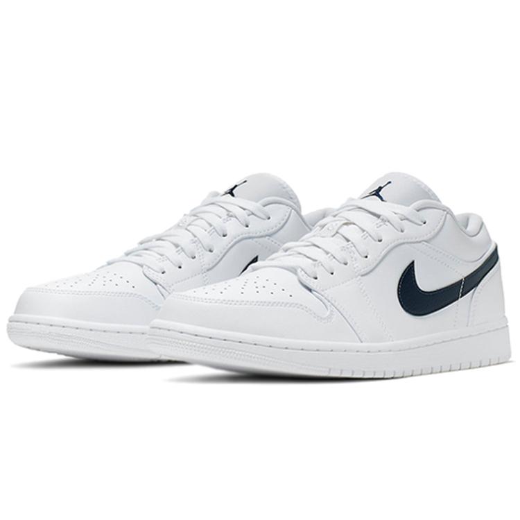 Jordan 1 Низкий Белый Обсидиан 553558-114