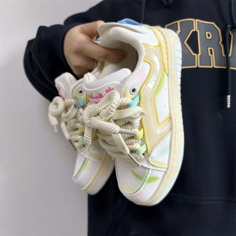 2024 New Sports Breathable, Wear Resistant and Shock Absorbing Women's Sports Shoes Men's Basketball Shoes Couple Casual Shoes